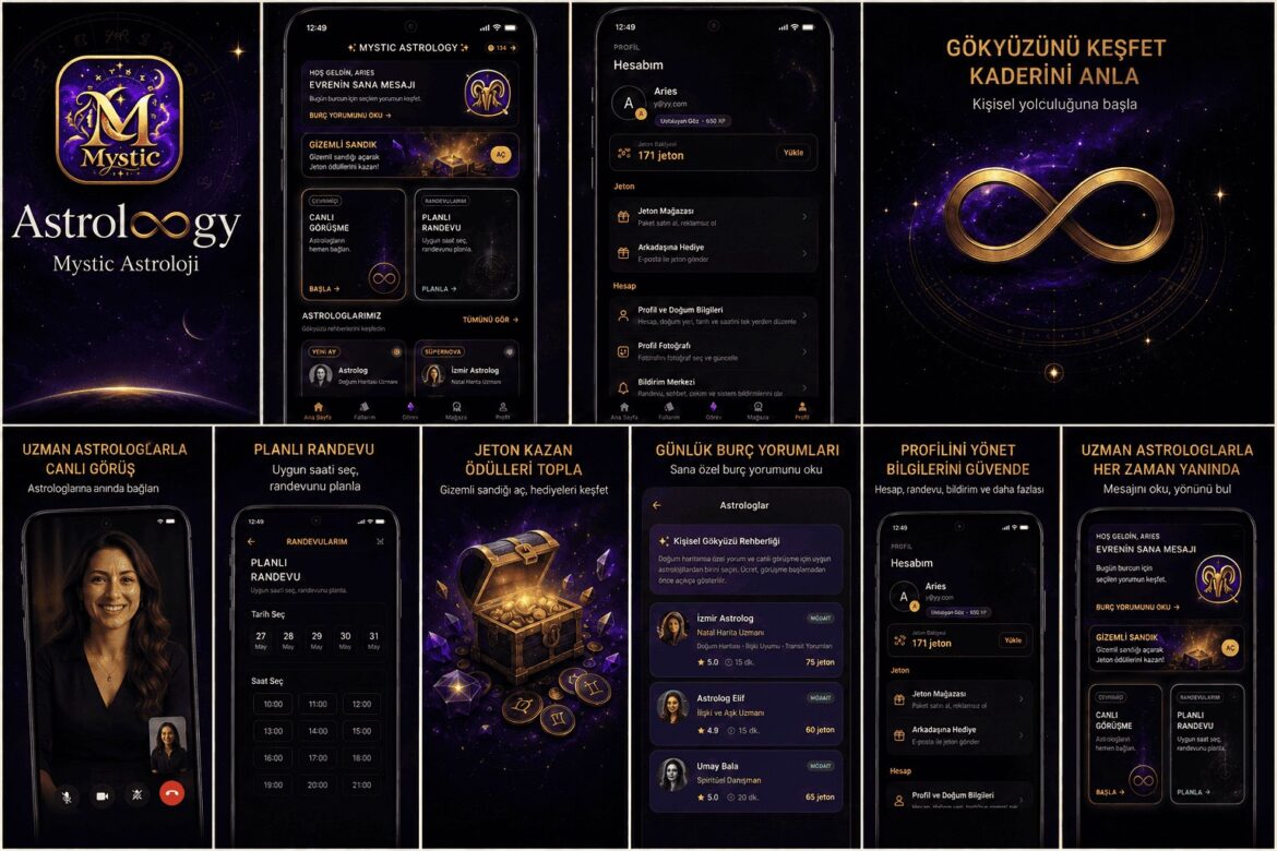 Astroloji Dijital Dünyada Yeniden Şekilleniyor: Mystic Astroloogy ile Yeni Nesil Online Astroloji Deneyimi