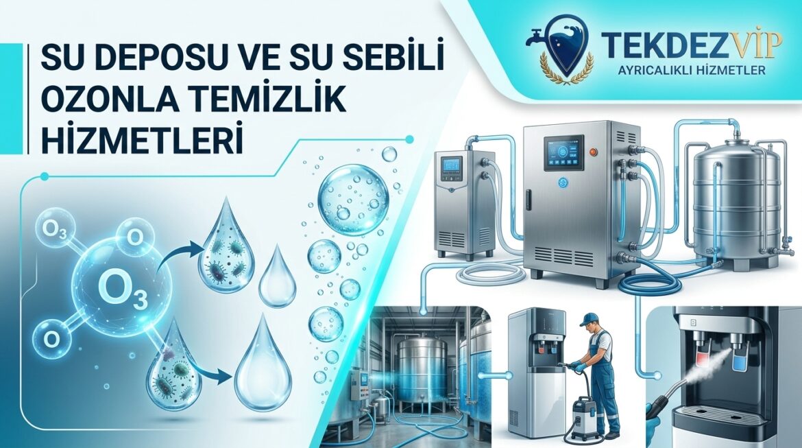 SU DEPOSU VE SU SEBİLİ OZONLA TEMİZLİK HİZMETLERİ: TEKDEZVİP İLE MAKSİMUM HİJYEN STANDARTLARI